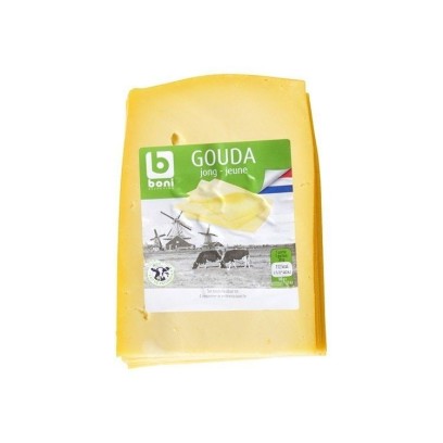 Boni Selection gouda jeune tranche ± 1 kg - CHOCKIES