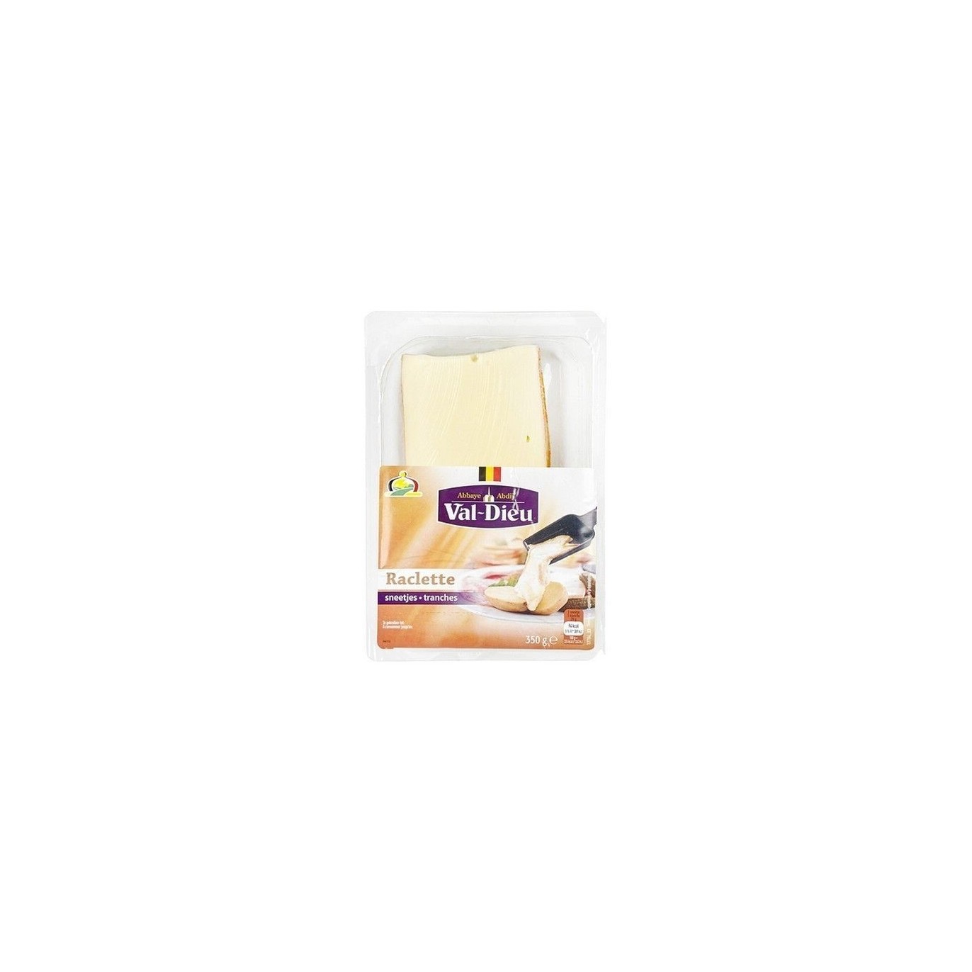 Val-Dieu fromage raclette tranches 350 gr CHOCKIES