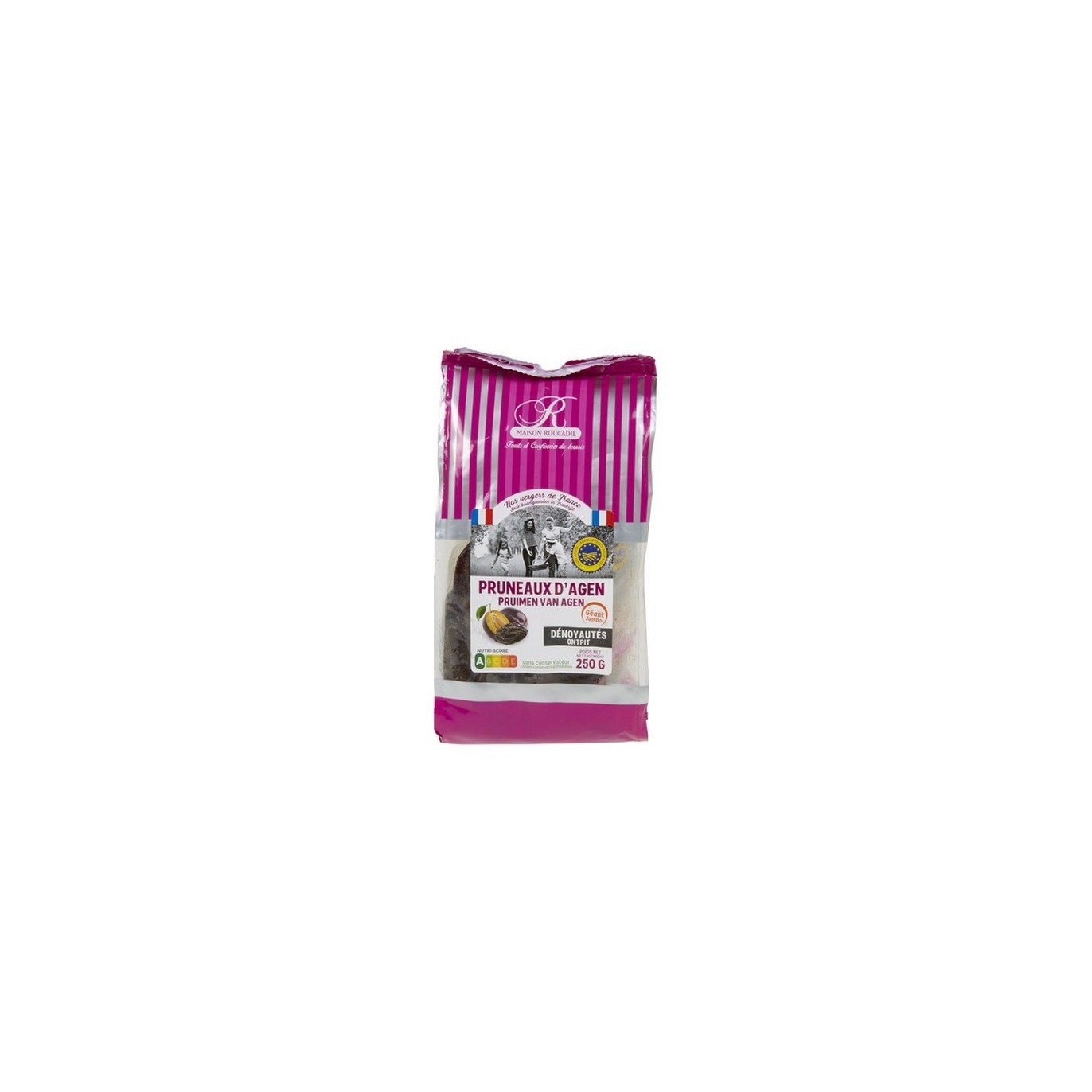Roucadil pruneaux d'Agen dénoyautés 250 gr