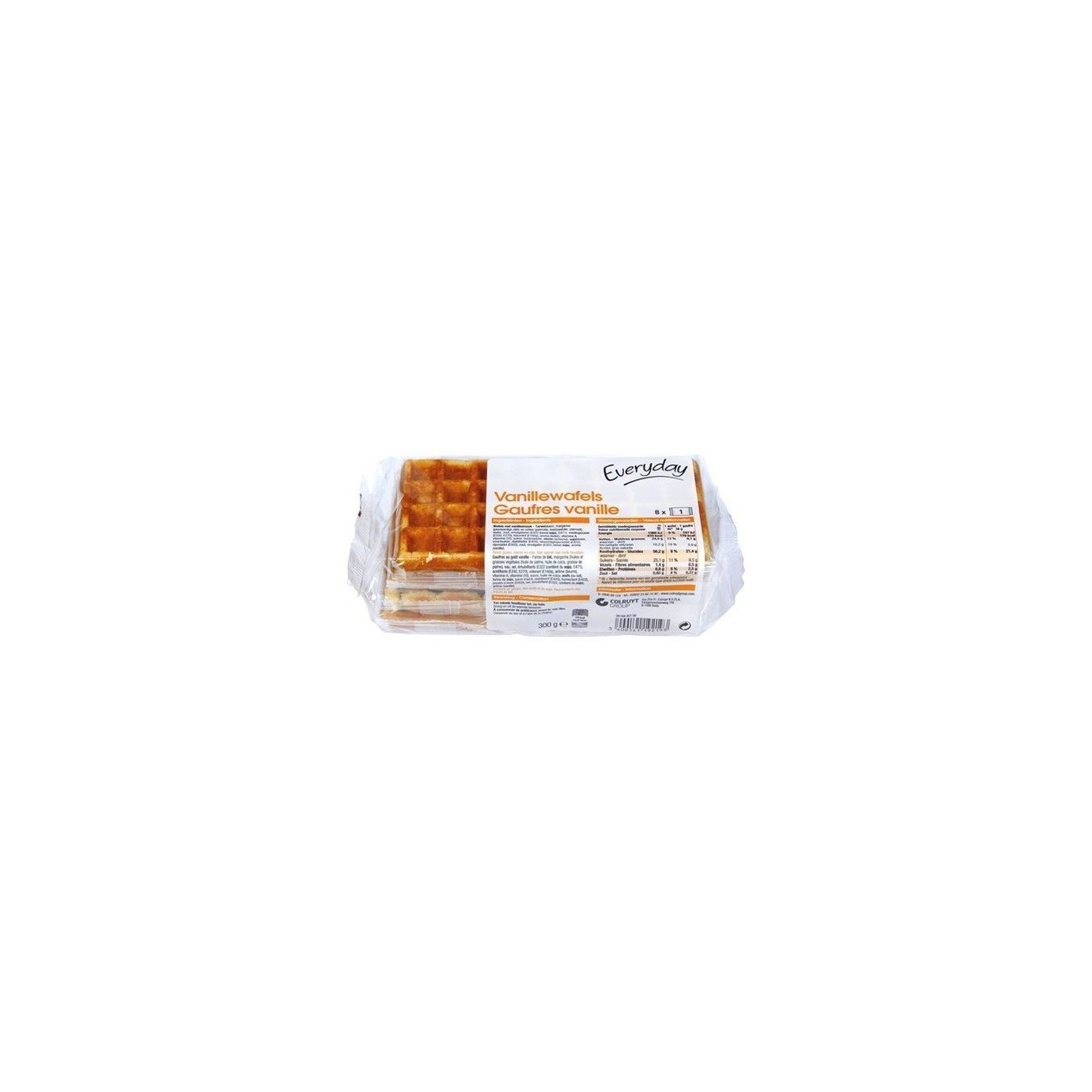 Everyday 8 gaufres vanille 300 gr CHOCKIES EPICERIE