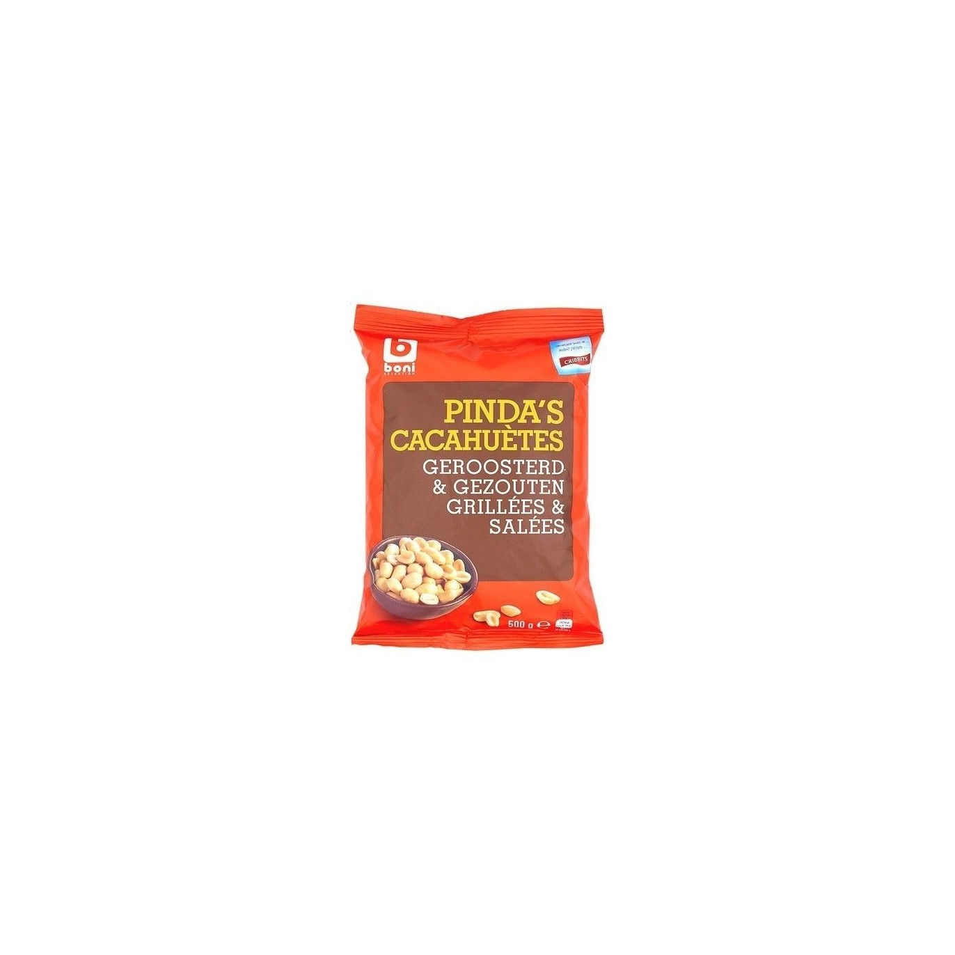 Boni Selection cacahuètes grillées salées 500 gr CHOCKI