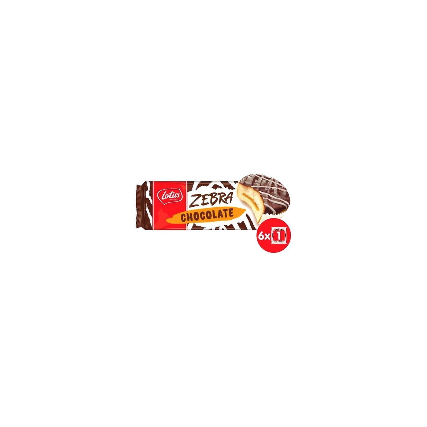Lotus Zebra chocolat 6x 38