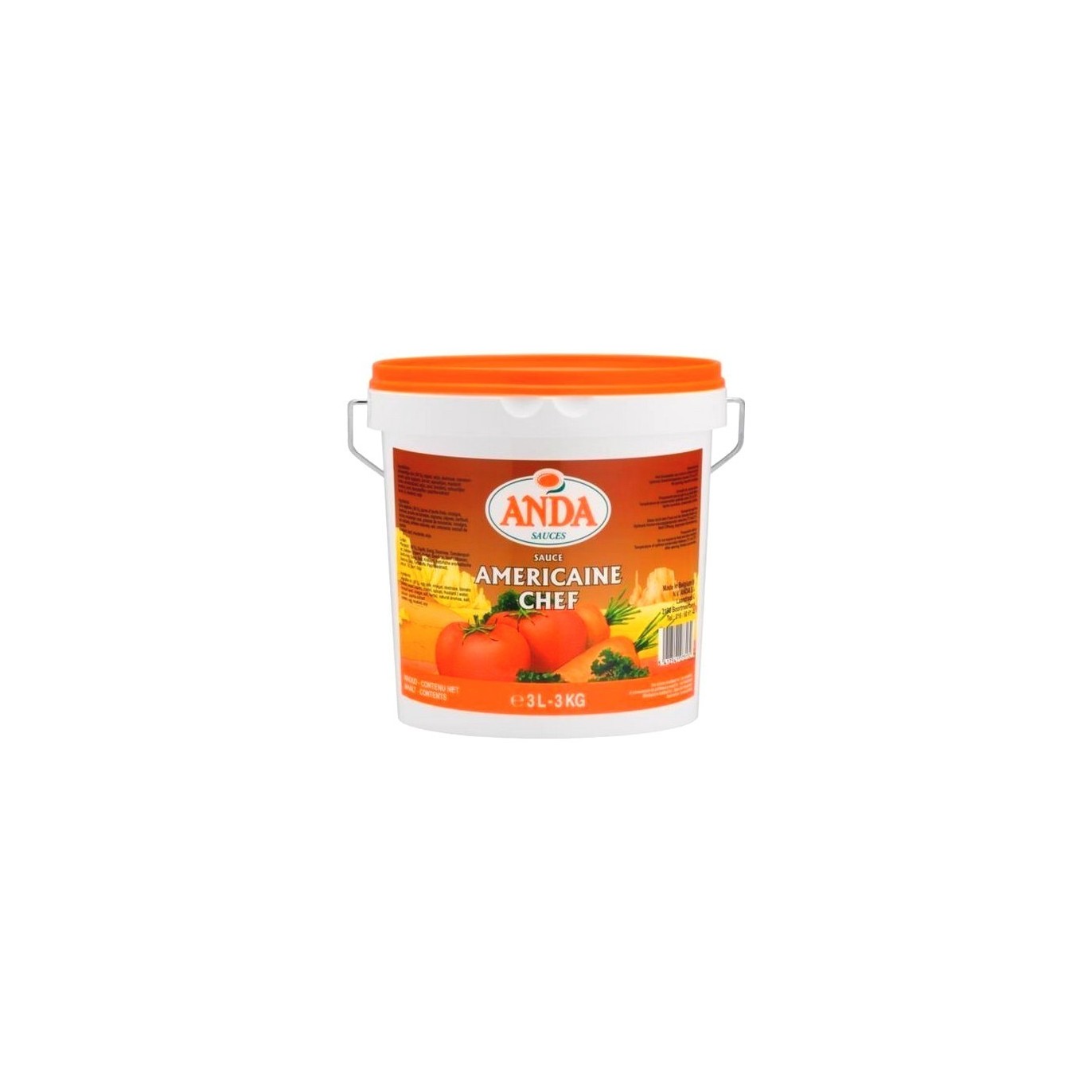ANDA sauce américaine chef 3 L