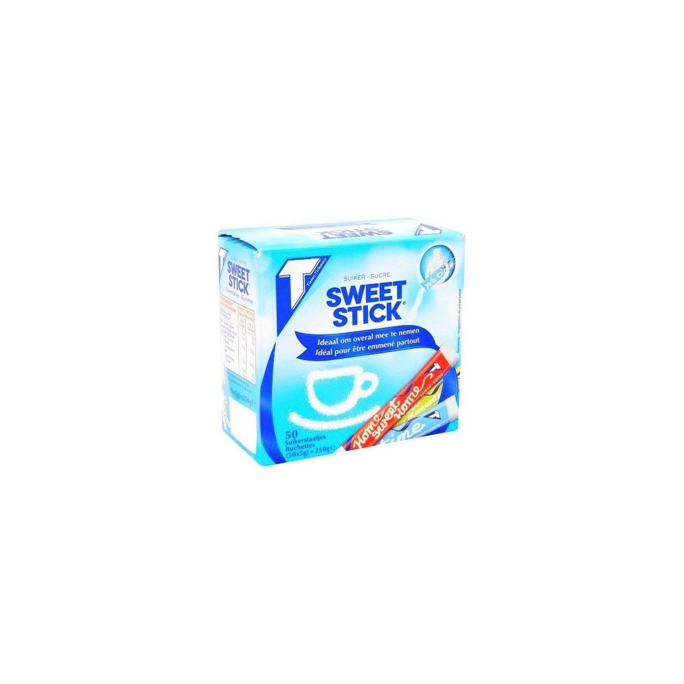 Tirlemont  Sweet Stick sucre 50x 5 gr CHOCKIES belgique