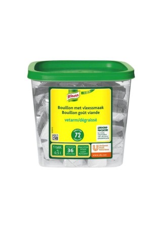 Knorr bouillon viande dégraissé 72 tablettes Knorr - 1