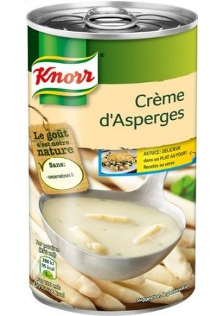 Knorr crème d'asperges 515ml - soupe en boite chockies