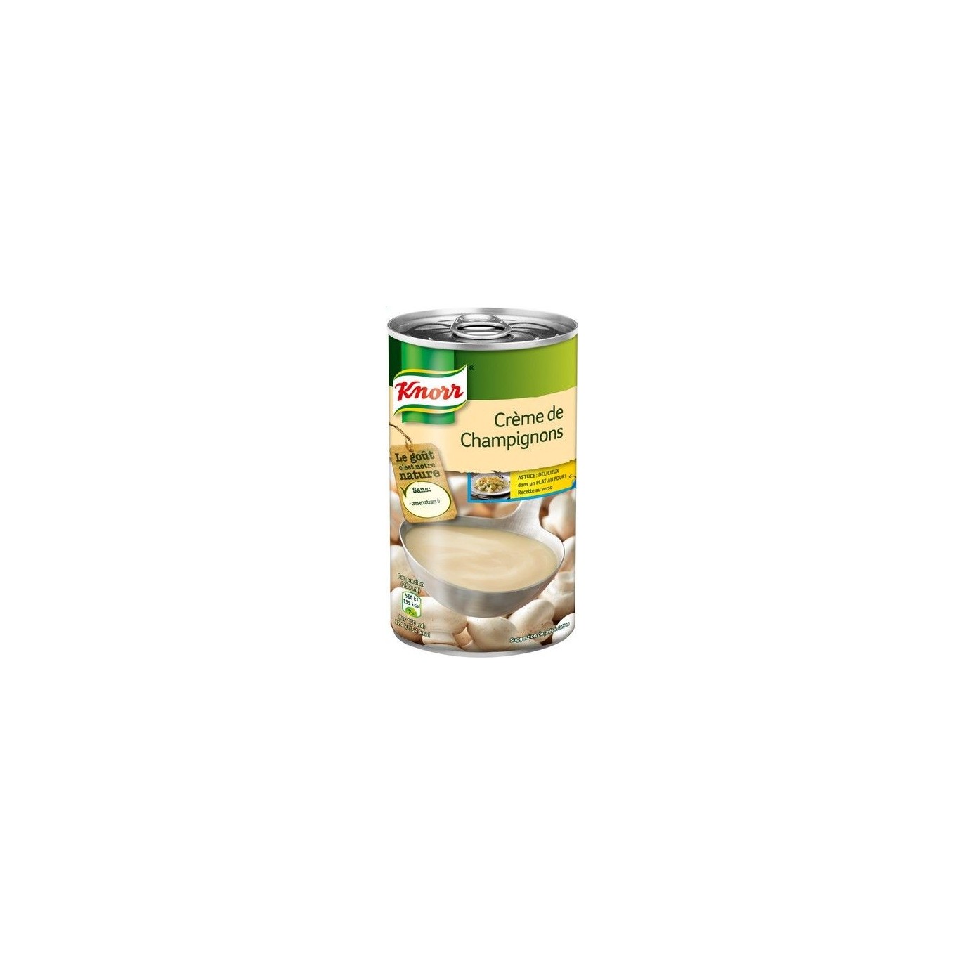 Knorr crème champignons 515ml - soupe en boite chockies