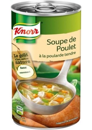 Knorr soupe de poulet 515ml - soupe boite chockies