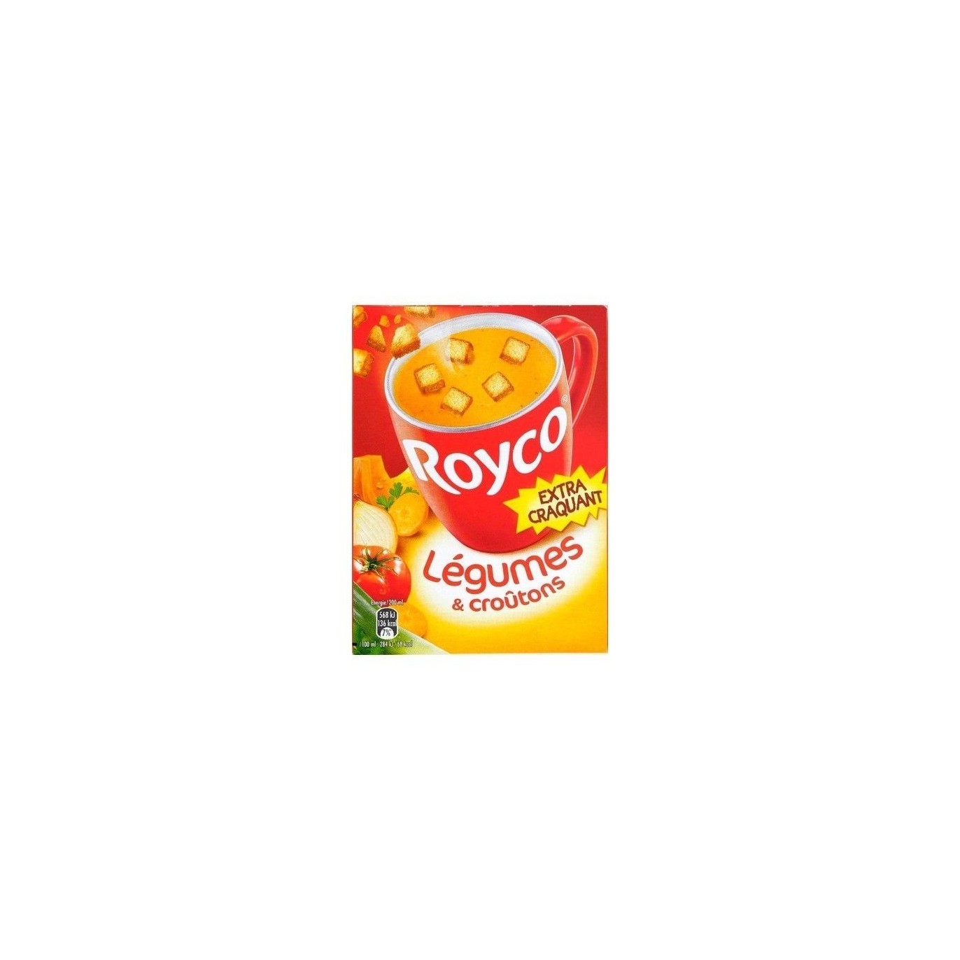 FR - Royco Légumes croûtons extra craquant 3 pc CHOCKIES