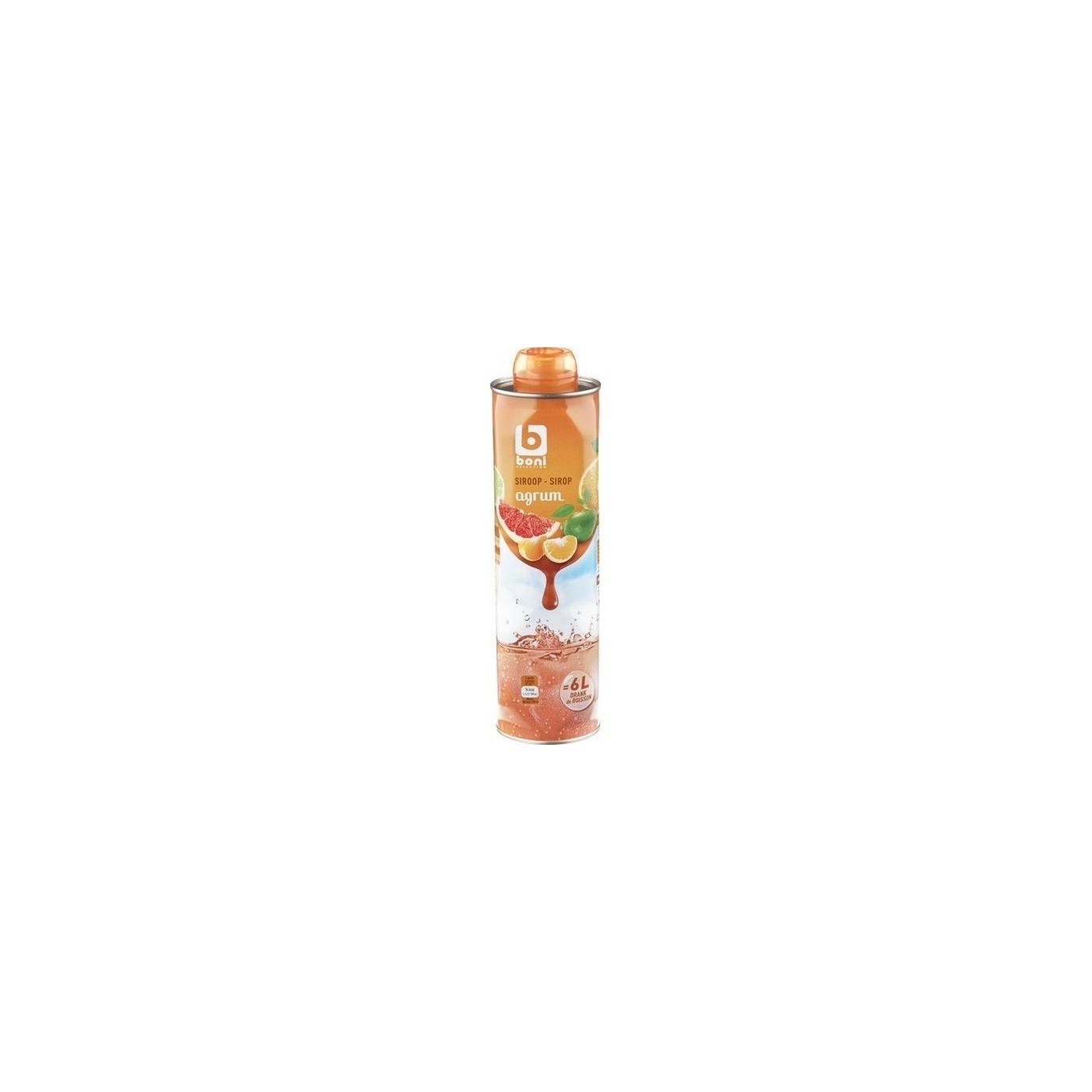 Boni Selection sirop agrumes 75cl - épicerie chockies