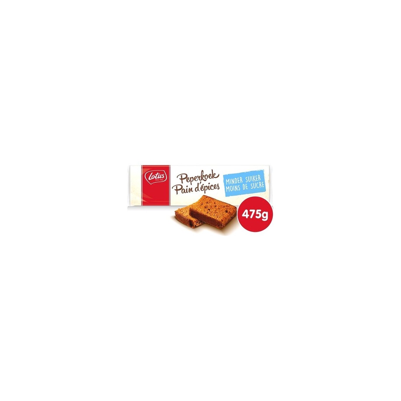 Lotus pain d'épices moins de sucre 475 gr