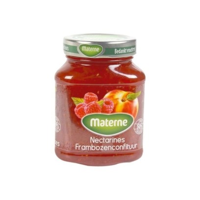 MATERNE confiture nectarine-framboises 450 gr