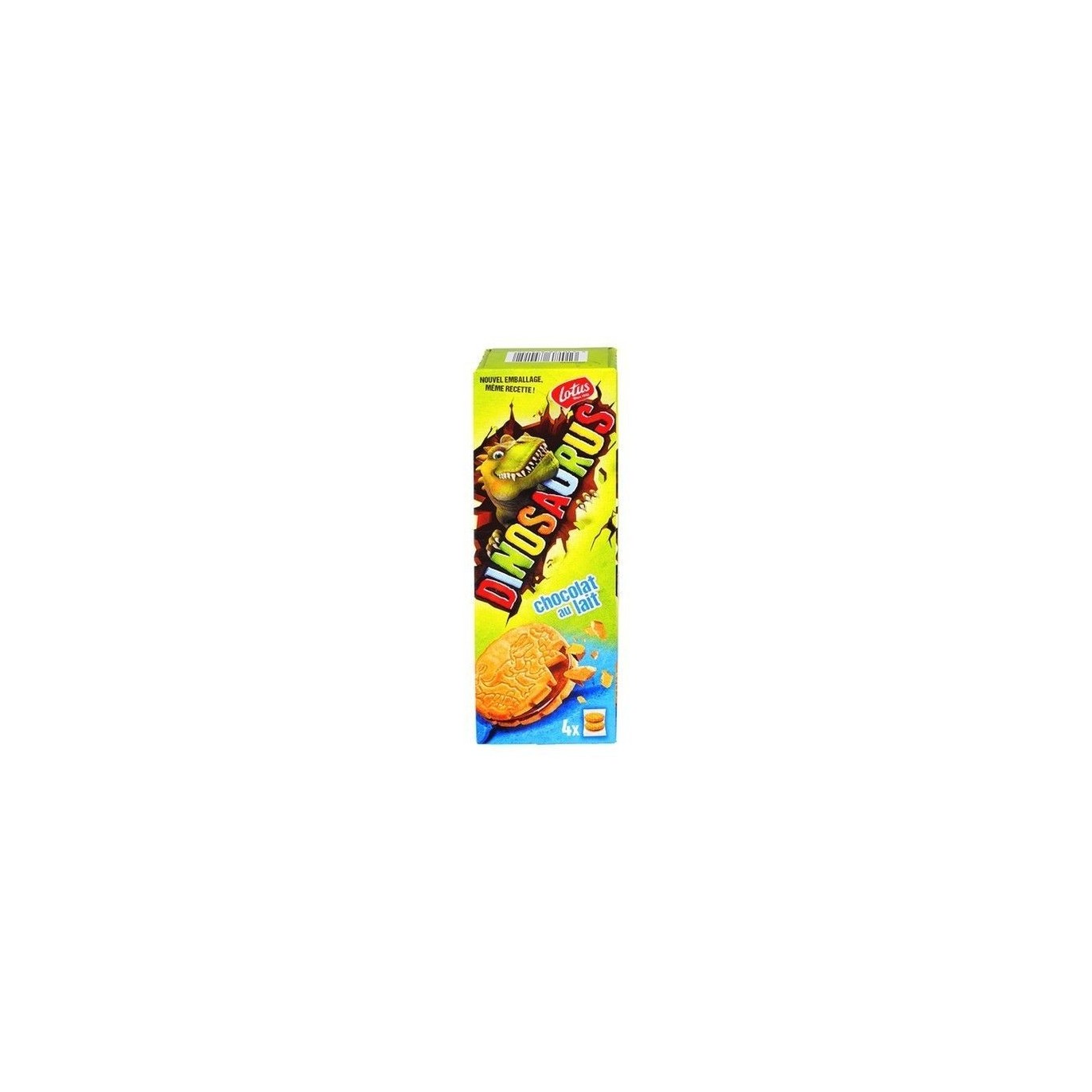 Lotus Dinosaurus fourré chocolat lait 171 gr CHOCKIES
