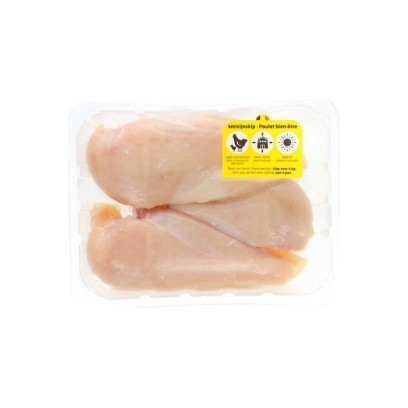 Filet de poulet bien-être +- 800 gr