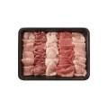 Platte mit Fleisch für Pierrade +- 1 kg