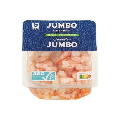 Boni Selection crevettes roses jumbo 150 gr