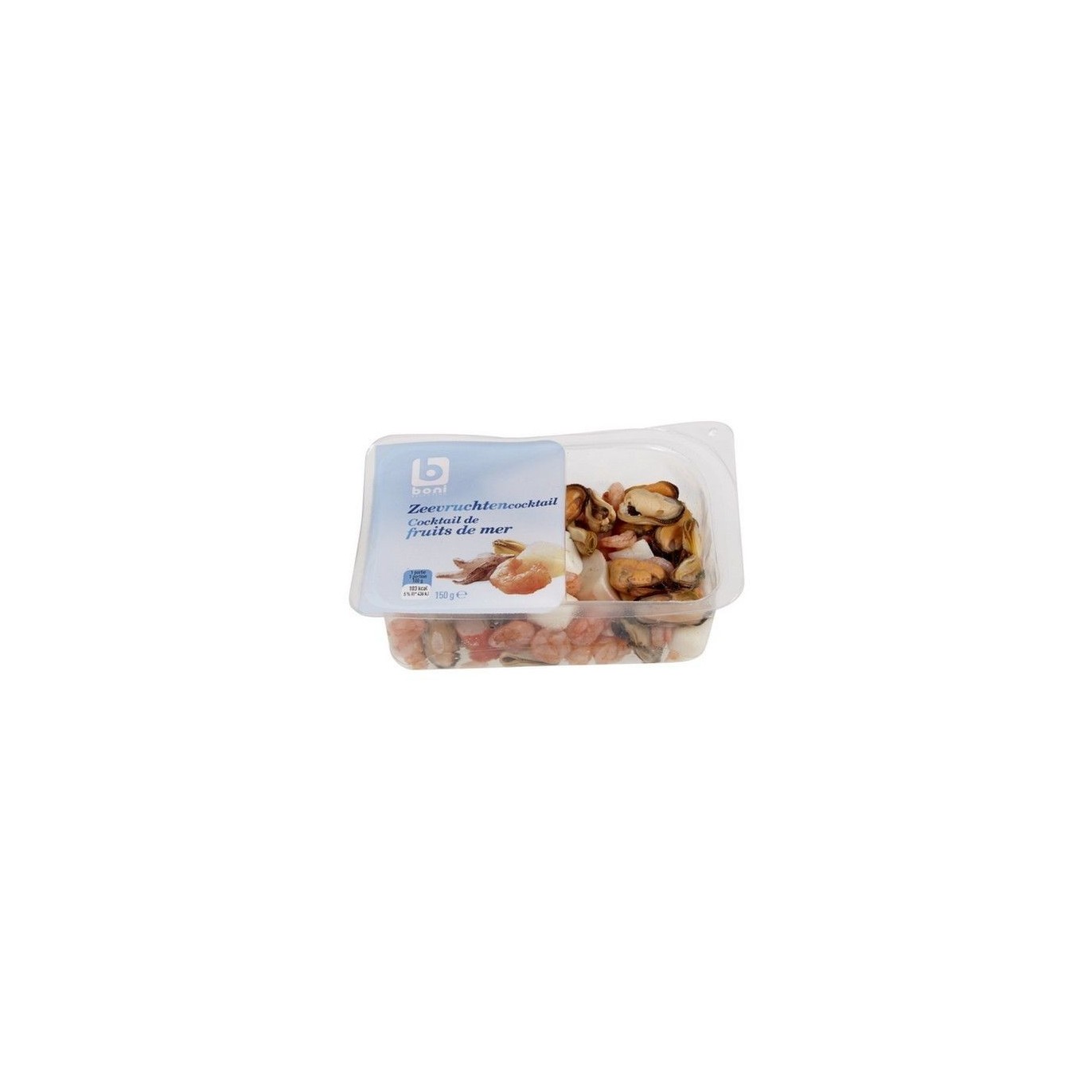 BONI SELECTION cocktail fruits de mer 150 gr  - 1