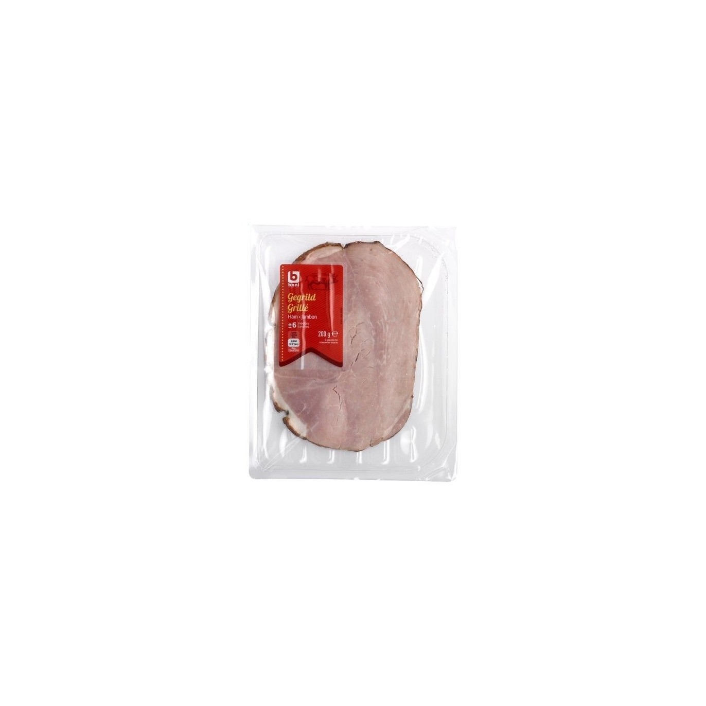 Boni Selection jambon cuit grillé tranches 200 gr
