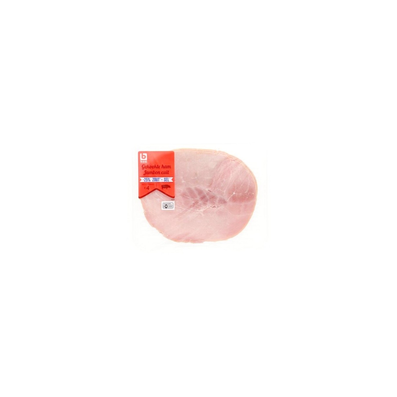 Boni Selection jambon cuit dégraissé -25% sel 150 gr