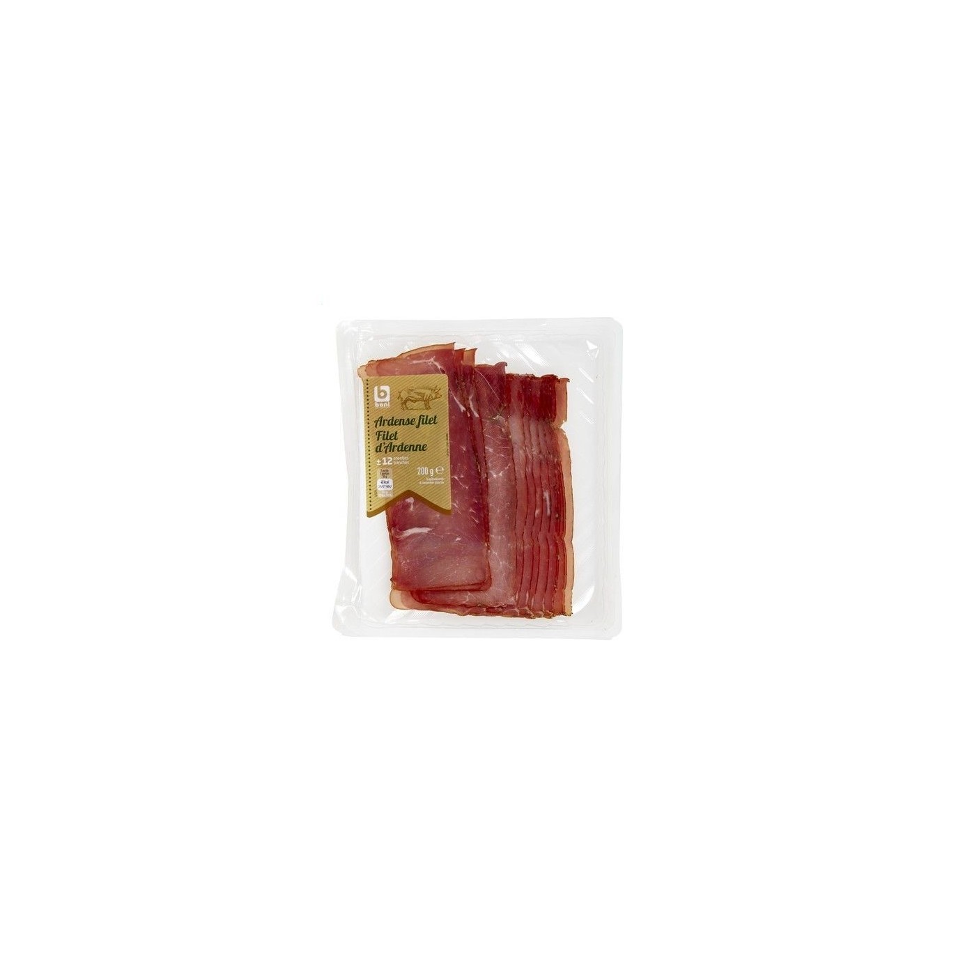 Boni Selection filet d'Ardenne tranches 200 gr