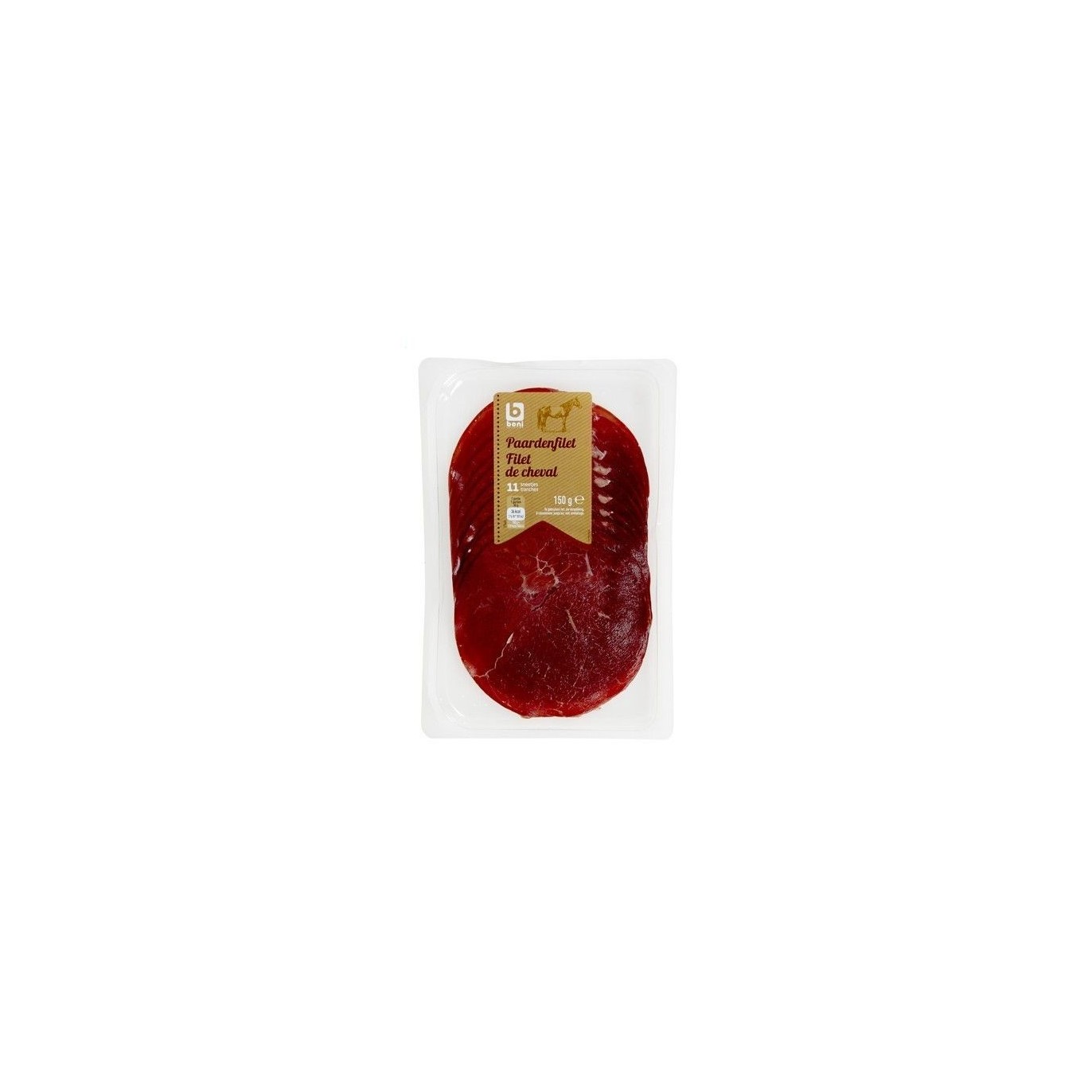 Boni Selection filet cheval tranches 150 gr