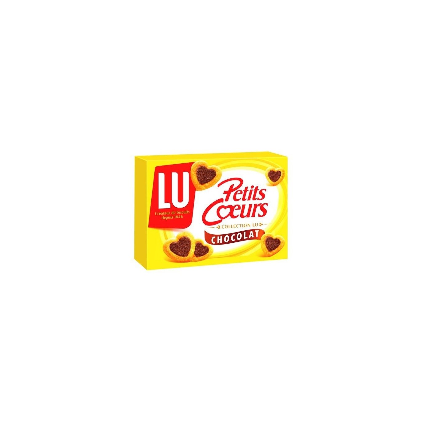 LU Petits Coeurs biscuit chocolat 125 gr