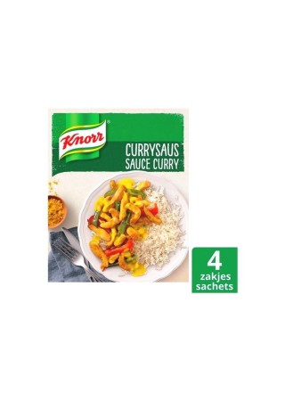 Knorr sauce curry vegan sachet 4x 24 gr