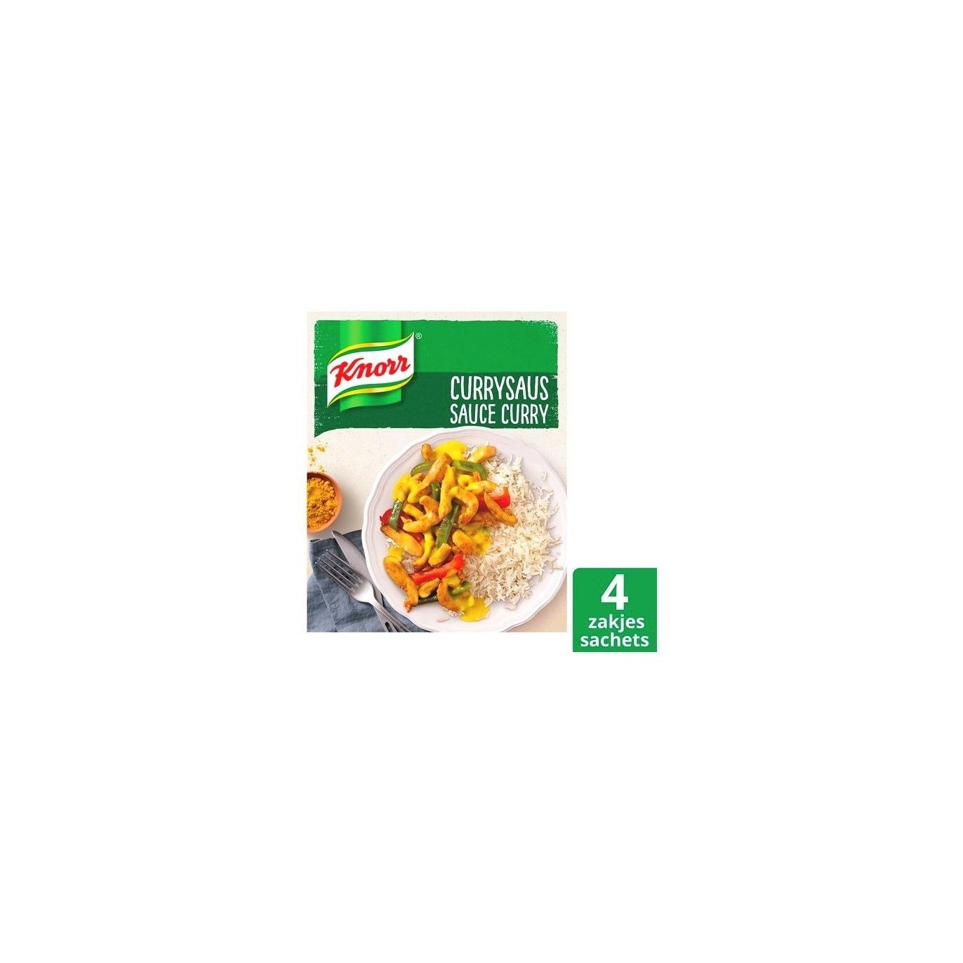 Knorr sauce curry vegan sachet 4x 24 gr
