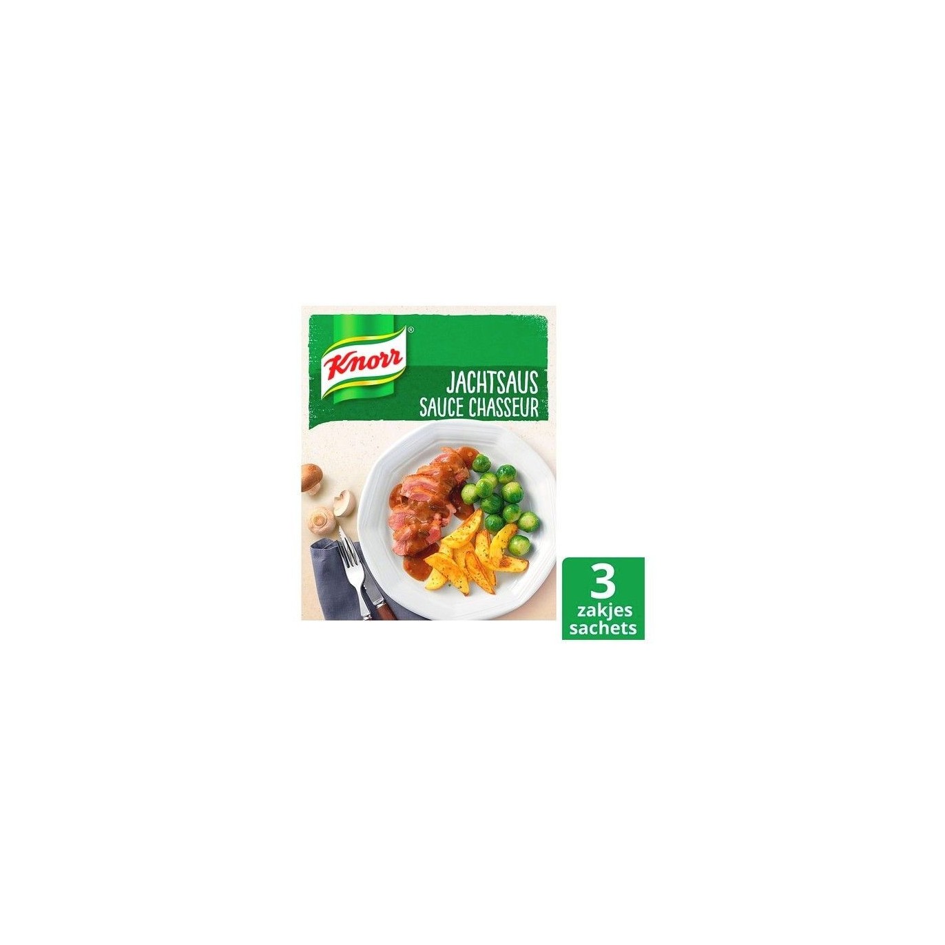 Knorr sauce chasseur vegan sachet 3x 26 gr
