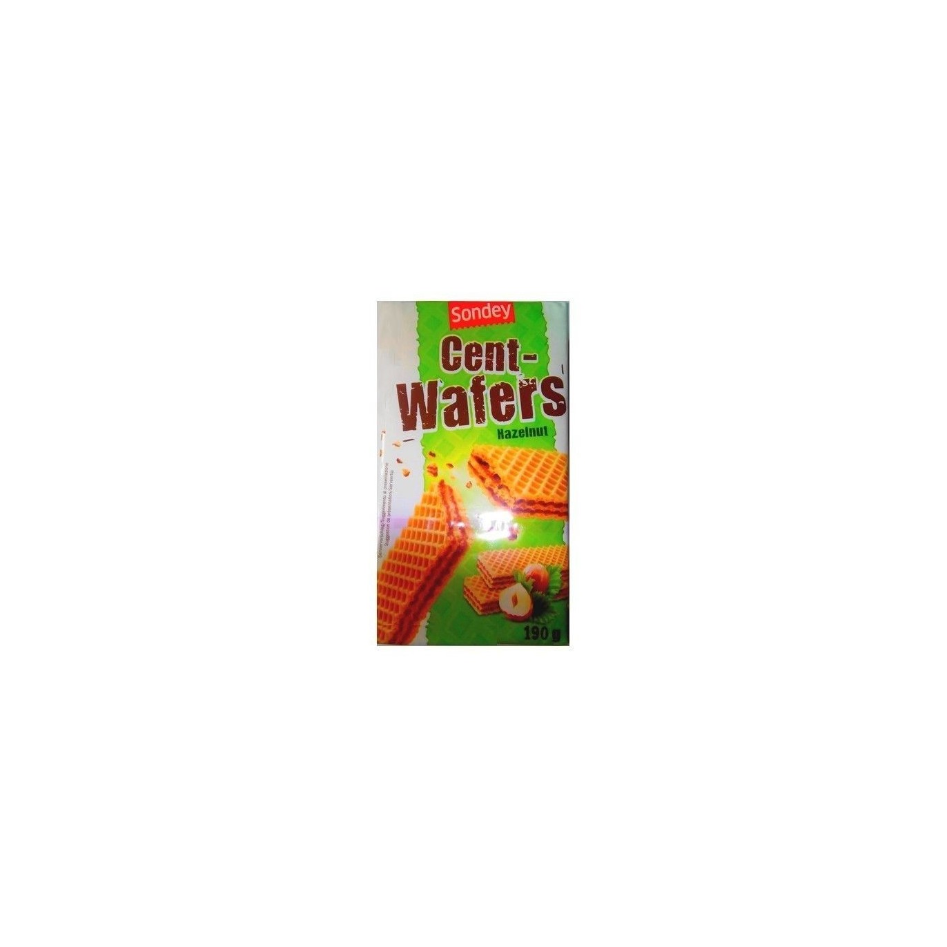 L - Sondey gaufrettes Cent wafers noisette 190g CHOCKIES