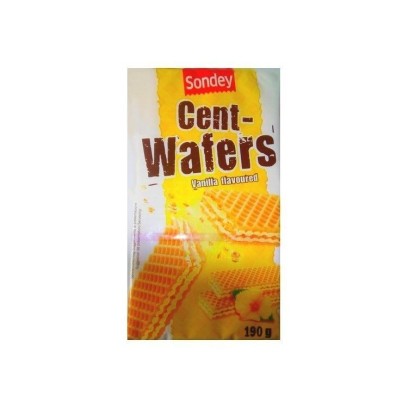 L - Sondey gaufrettes Cent wafers vanille 190 g CHOCKIES