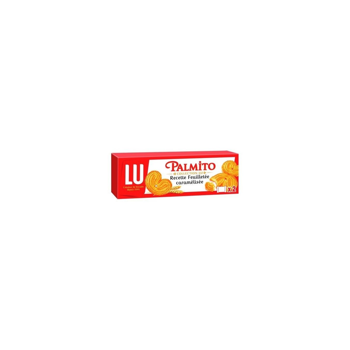 FR - LU Collection Palmito biscuit feuilleté 2 pc 100 gr