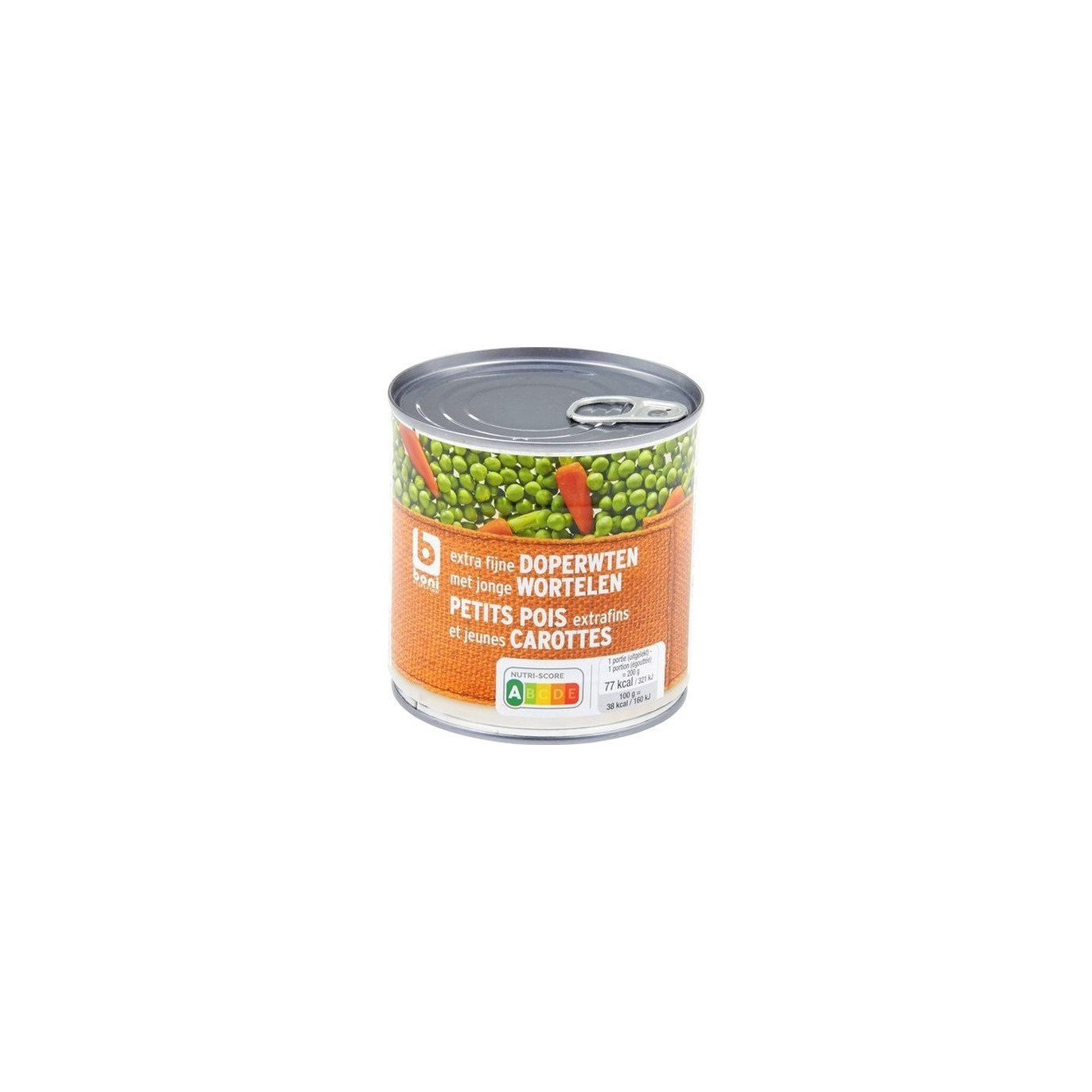 Boni Selection petits pois carottes extra fin 400 gr