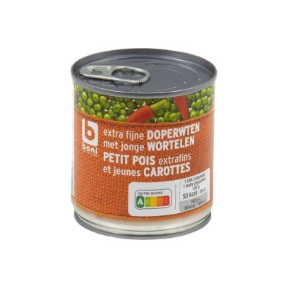Boni Selection petits pois carottes extra fin 200 gr