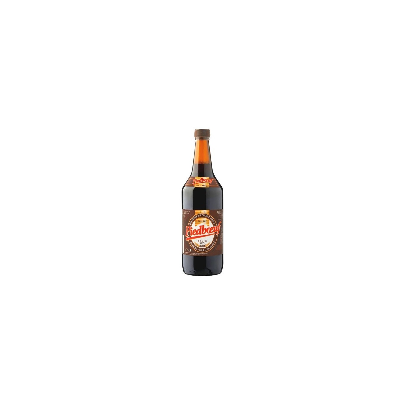 Piedboeuf bière brune de table 1.1% 75 cl