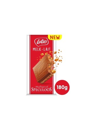 Lotus tablette chocolat lait speculoos crumble 180 gr