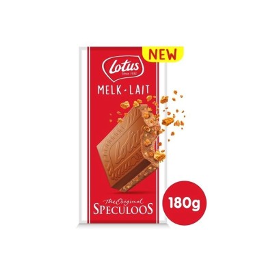 Lotus tablette chocolat lait speculoos crumble 180 gr