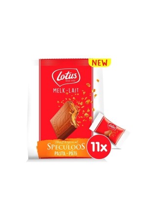 Lotus tablette chocolat lait pate speculoos 11x 15 gr