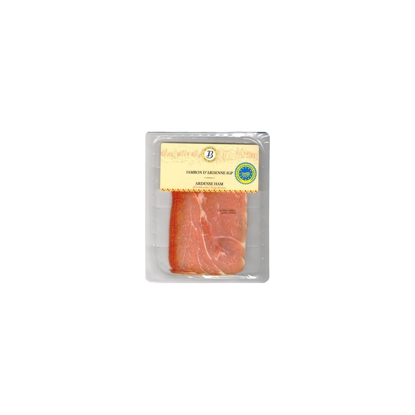 CB - Les Belges jambon d'Ardenne IGP tranches 100 gr
