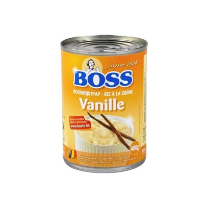 Boss riz à la crème goût vanille 400 gr