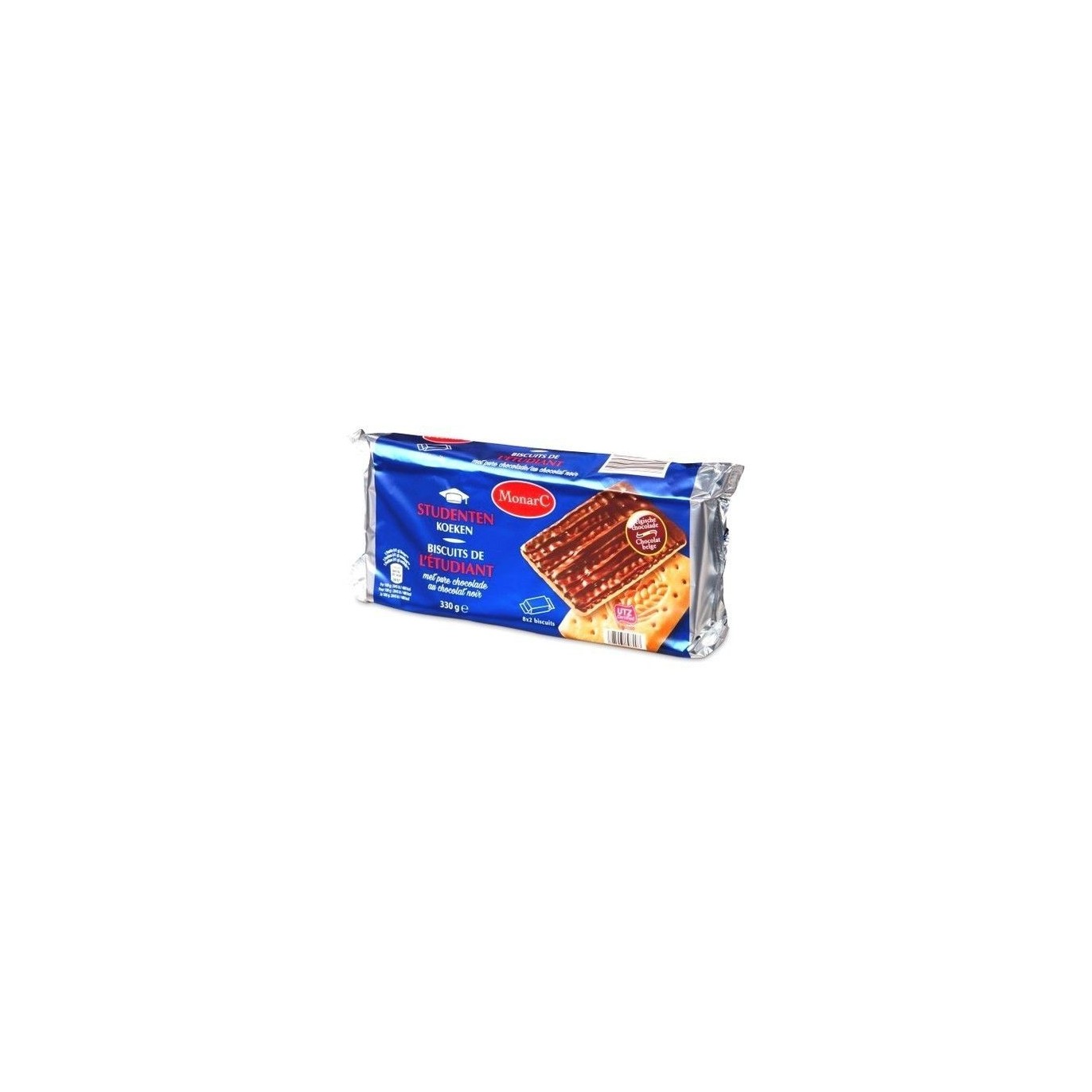 A - Monarc biscuits de l'étudiant chocolat 330 gr Chocki