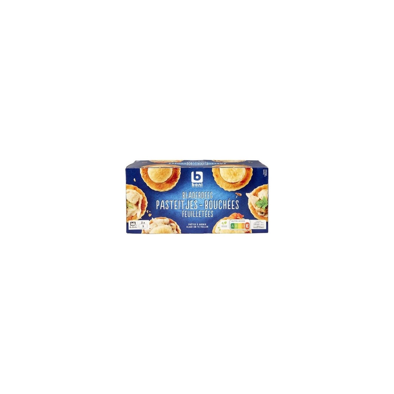 Boni Selection 6 bouchées feuilletées 150 gr