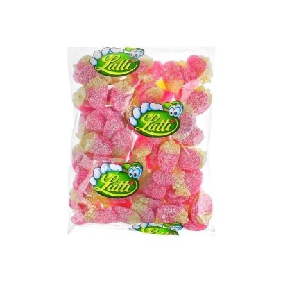 Lutti Fraises gommes acidulées 1 kg EPICERIE CHOCKIES