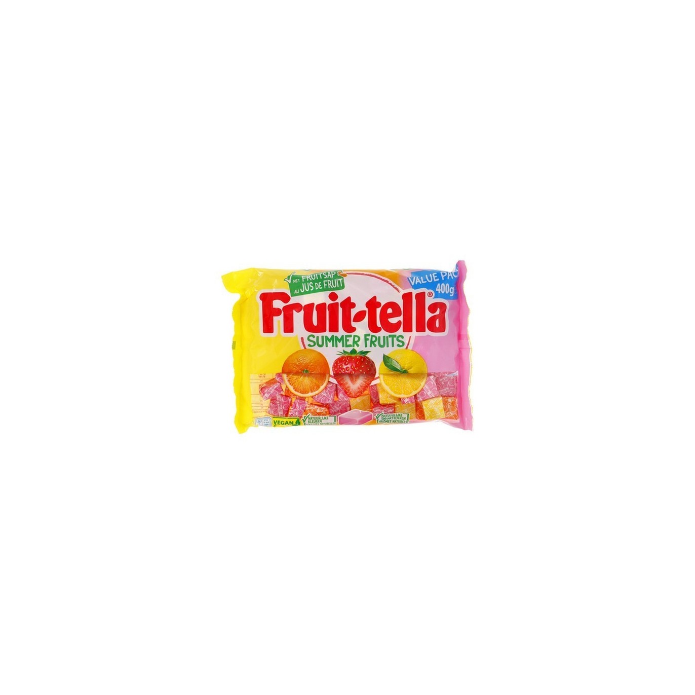 Fruit-tella Summer Fruit vegan bonbons aux fruits 400 gr