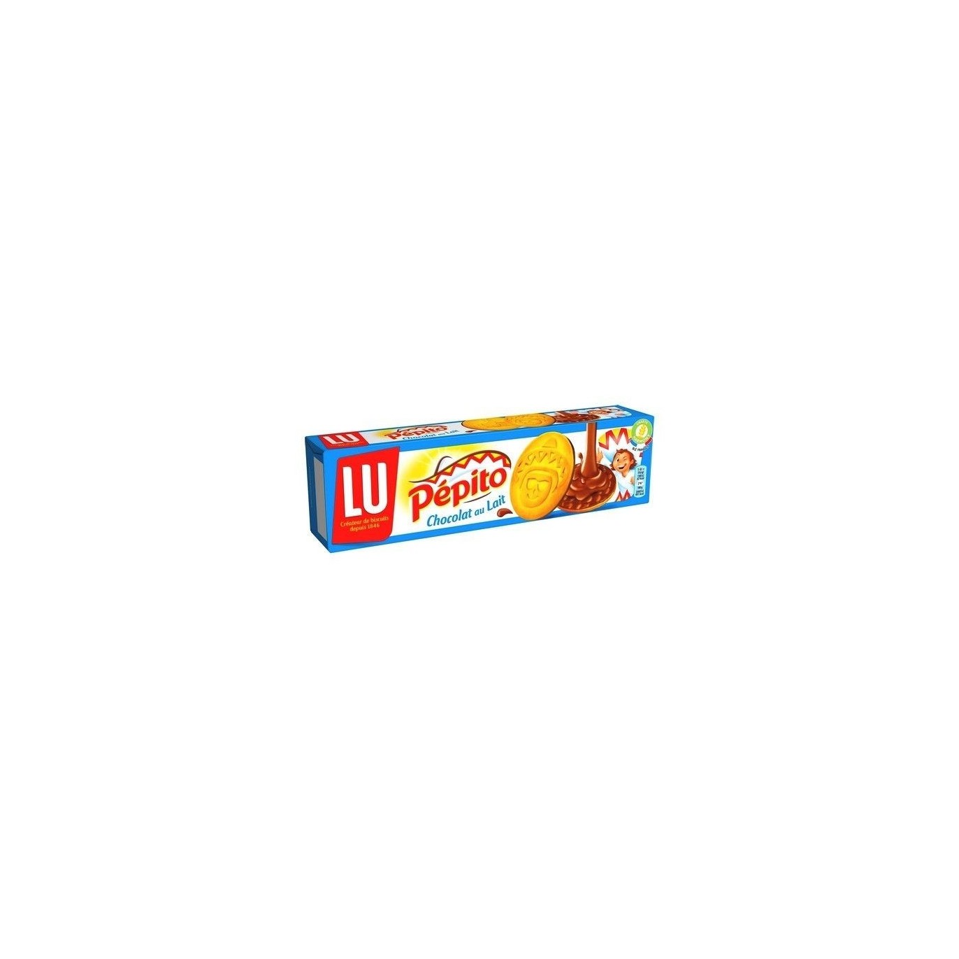 FR - LU Pépito biscuit chocolat lait 192 gr