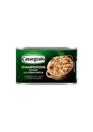 FR - Cassegrain Champignons Paris crème fraïche 380 gr