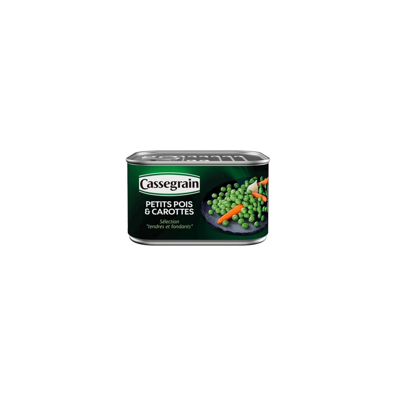 FR - Cassegrain petits pois carottes tendres et fondants 400 gr