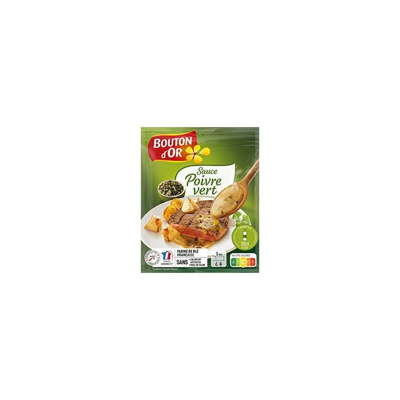 FR - Bouton d'Or Sauce poivre vert 29 gr