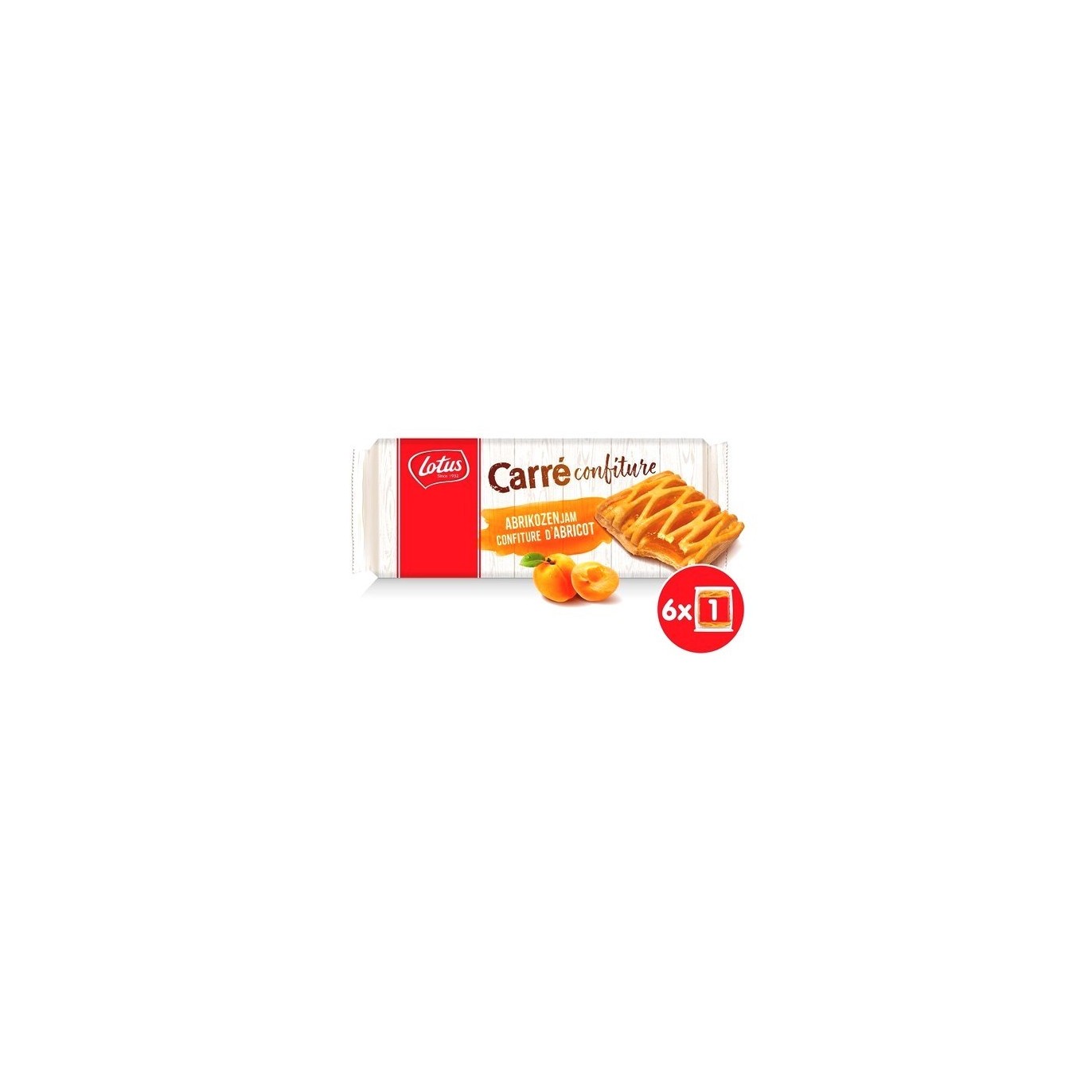 Lotus 6 Carré confiture 204 gr