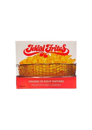 Idéal Frites graisse de boeuf raffinée 1 kg